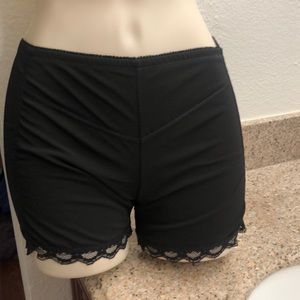 Never worn black panties with buttocks cutout
